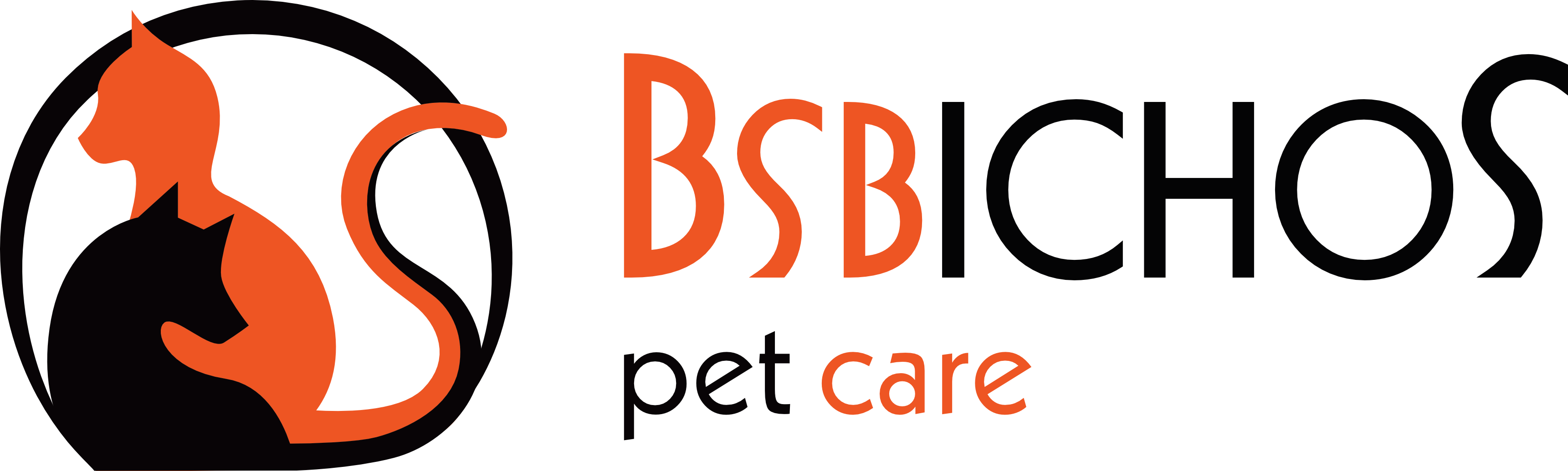 BSBichos - Logo da clínica veterinária e pet shop em Brasília